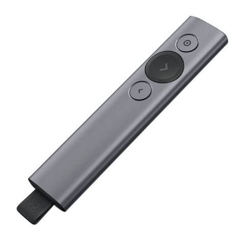 LOGI Spotlight 910-004861 Presentation Remote - SLATE - 2.4GHZ/BT - N/A - EMEA - LOGI